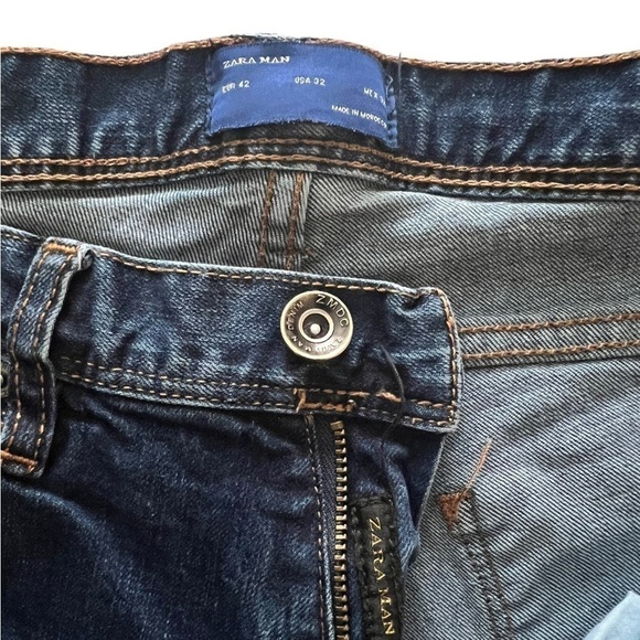 Zara Man Men's Slim Fit Blue Jeans Size 32 - Picture 3 of 10